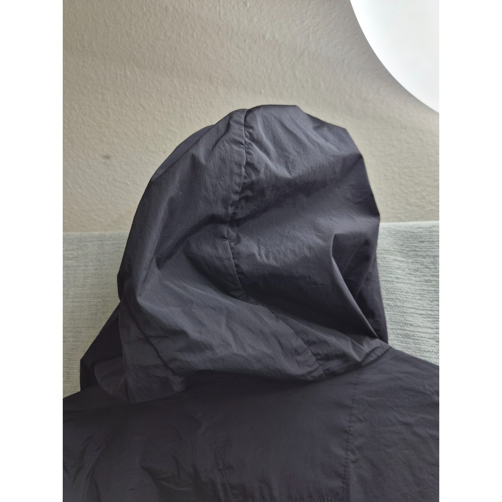 Xersion Windbreaker Jacket Womens Large Black Stretch Full Zip Hooded Waterproof - Picture 10 of 15